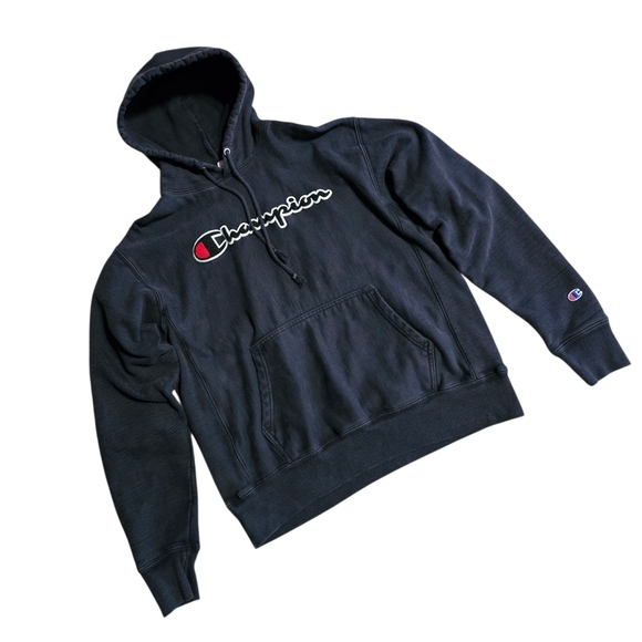 Champion Black Pullover Hoodie - Picture 2 of 5